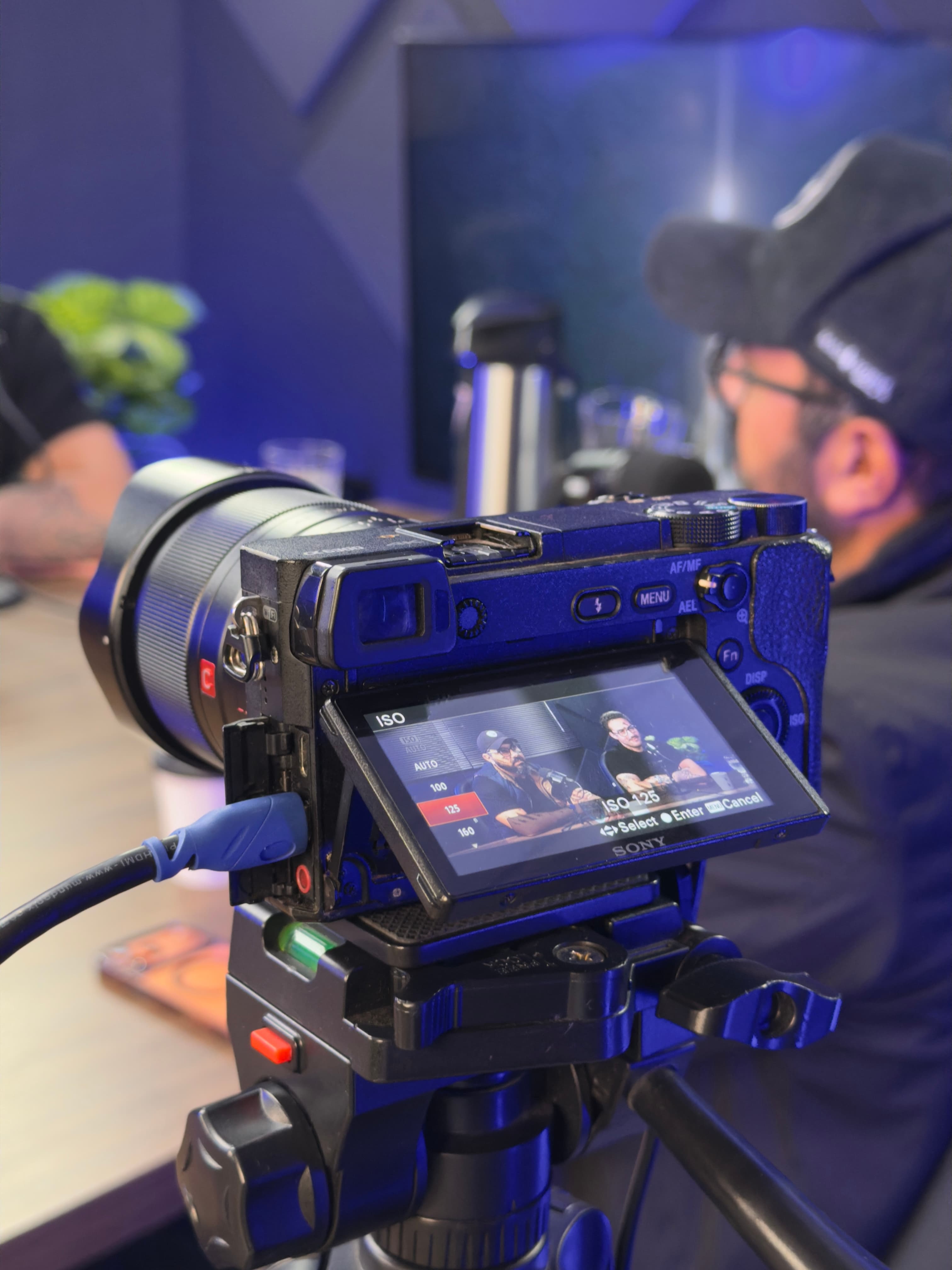 Câmera profissional 4K em estúdio de gravação Propagare Rolândia
